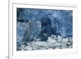 Blue Ice, Perito Moreno Glacier, Los Glaciares National Park, Argentina.-Adam Jones-Framed Premium Photographic Print