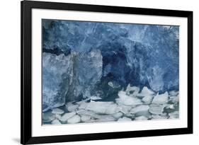 Blue Ice, Perito Moreno Glacier, Los Glaciares National Park, Argentina.-Adam Jones-Framed Premium Photographic Print