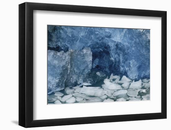 Blue Ice, Perito Moreno Glacier, Los Glaciares National Park, Argentina.-Adam Jones-Framed Photographic Print