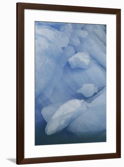 Blue Ice, Perito Moreno Glacier, Los Glaciares National Park, Argentina.-Adam Jones-Framed Premium Photographic Print