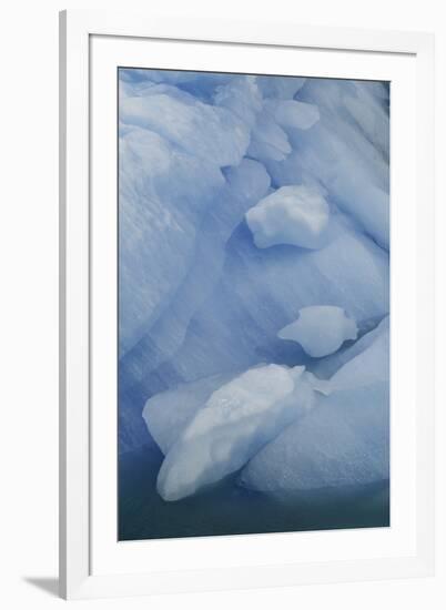 Blue Ice, Perito Moreno Glacier, Los Glaciares National Park, Argentina.-Adam Jones-Framed Premium Photographic Print