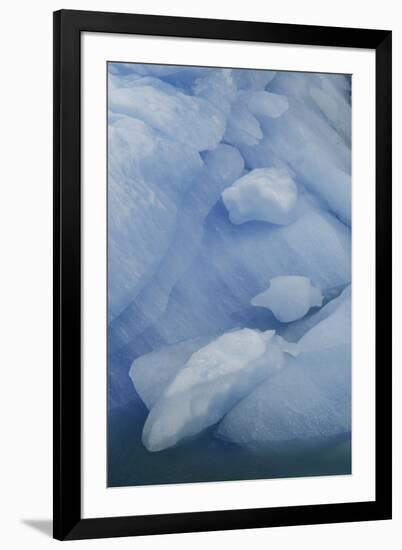 Blue Ice, Perito Moreno Glacier, Los Glaciares National Park, Argentina.-Adam Jones-Framed Premium Photographic Print