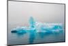 Blue iceberg in the fjord of Narsarsuaq, Greenland-Keren Su-Mounted Photographic Print