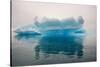 Blue iceberg in the fjord of Narsarsuaq, Greenland-Keren Su-Stretched Canvas
