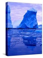 Blue Icebergs, Antarctica-Joe Restuccia III-Stretched Canvas