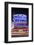 Blue Illuminated Hotel at Night, Ocean Drive, Miami South Beach, Art Deco District, Florida, Usa-Axel Schmies-Framed Photographic Print