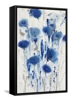 Blue Impressions I-Tim OToole-Framed Stretched Canvas