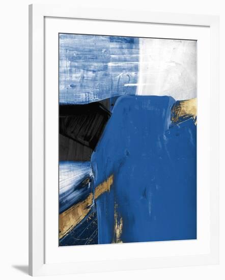 Blue in Gold I-null-Framed Art Print