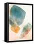 Blue Ink Rose I-Ken Roko-Framed Stretched Canvas