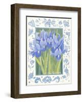 Blue Iris-Jennifer Abbott-Framed Giclee Print