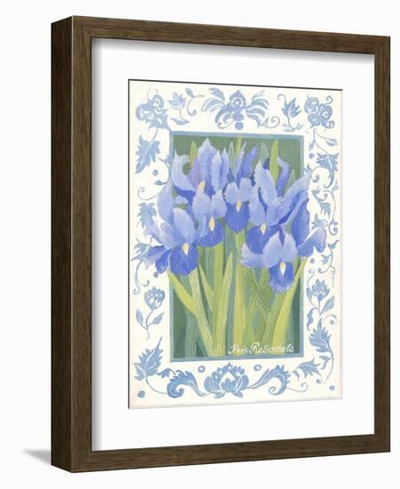 Blue Iris-Jennifer Abbott-Framed Giclee Print