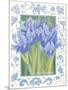 Blue Iris-Jennifer Abbott-Mounted Giclee Print