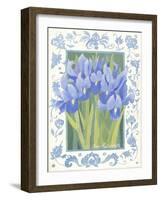 Blue Iris-Jennifer Abbott-Framed Giclee Print