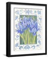 Blue Iris-Jennifer Abbott-Framed Giclee Print