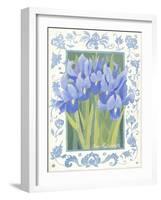 Blue Iris-Jennifer Abbott-Framed Giclee Print