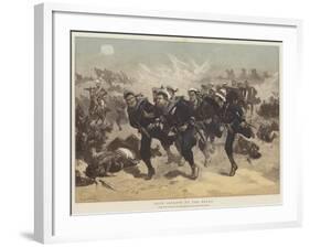 Blue Jackets to the Front-William Heysham Overend-Framed Giclee Print