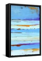 Blue Jam II-Erin Ashley-Framed Stretched Canvas