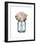 Blue Jar Hydrangea-Amanda Greenwood-Framed Art Print