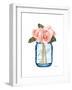 Blue Jar Magnolia-Amanda Greenwood-Framed Art Print