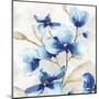 Blue Jardin I-Eva Watts-Mounted Art Print