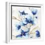 Blue Jardin I-Eva Watts-Framed Art Print