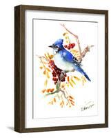 Blue Jay 12-Suren Nersisyan-Framed Art Print