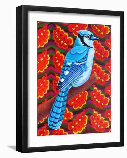 Blue Jay, 2016-Jane Tattersfield-Framed Giclee Print