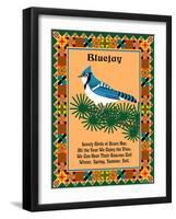 Blue Jay Quilt-Mark Frost-Framed Giclee Print