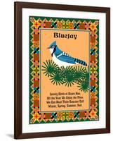 Blue Jay Quilt-Mark Frost-Framed Giclee Print