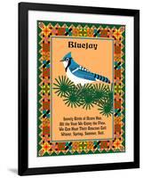 Blue Jay Quilt-Mark Frost-Framed Giclee Print