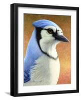 Blue Jay-James W. Johnson-Framed Giclee Print