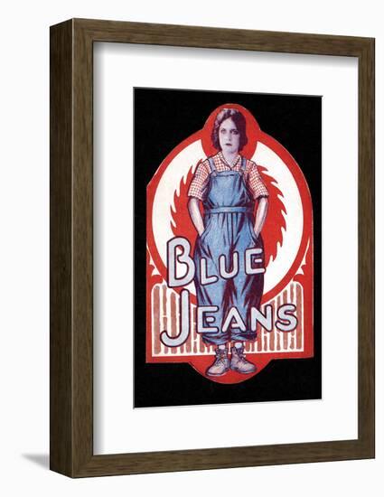 Blue Jeans - 1917-null-Framed Giclee Print