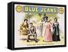 Blue Jeans Poster-null-Framed Stretched Canvas