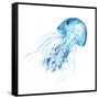 Blue Jellyfish-Sara Berrenson-Framed Stretched Canvas