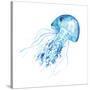 Blue Jellyfish-Sara Berrenson-Stretched Canvas