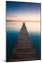 Blue Jetty-Stefan Hefele-Mounted Giclee Print