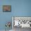Blue Jigsaw-Frances Treanor-Framed Stretched Canvas displayed on a wall