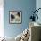 Blue Joyful Poppies I-Elizabeth Medley-Framed Art Print displayed on a wall