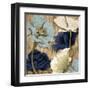 Blue Joyful Poppies II-Elizabeth Medley-Framed Art Print