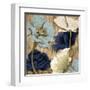 Blue Joyful Poppies II-Elizabeth Medley-Framed Art Print