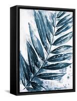 Blue Jungle Leaf I-Patricia Pinto-Framed Stretched Canvas