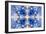 Blue Kaleidoscope Background-Steve18-Framed Art Print