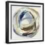 Blue Kaleidoscope I-Tom Reeves-Framed Art Print