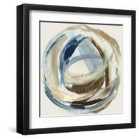 Blue Kaleidoscope I-Tom Reeves-Framed Art Print