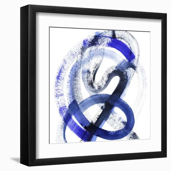 Blue Kinesis III-Grace Popp-Framed Art Print