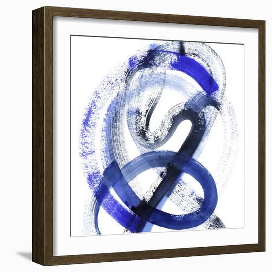 Blue Kinesis III-Grace Popp-Framed Art Print