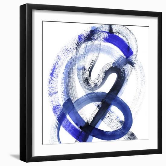 Blue Kinesis III-Grace Popp-Framed Art Print