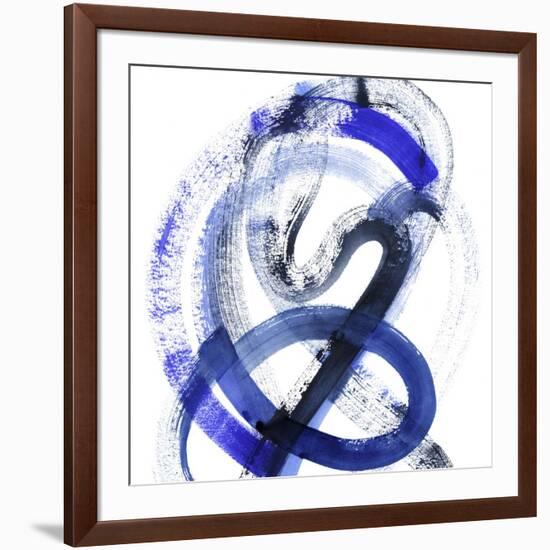 Blue Kinesis III-Grace Popp-Framed Art Print