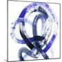 Blue Kinesis IV-Grace Popp-Mounted Art Print