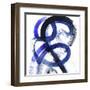 Blue Kinesis VI-Grace Popp-Framed Art Print